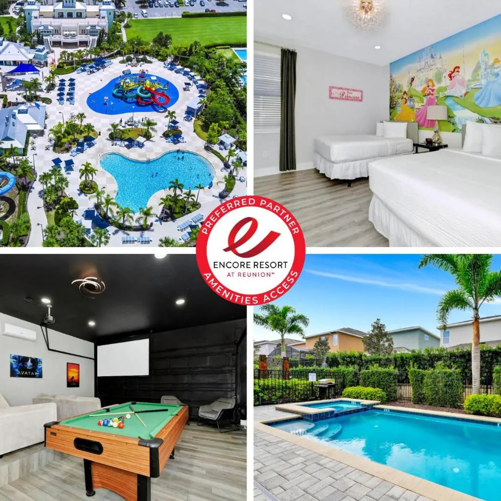 Photograph of Elegant Home Near Disney With Game & Themed Rooms With Waterpark & Resort Access At Encore Resorts Reunion - 400La
