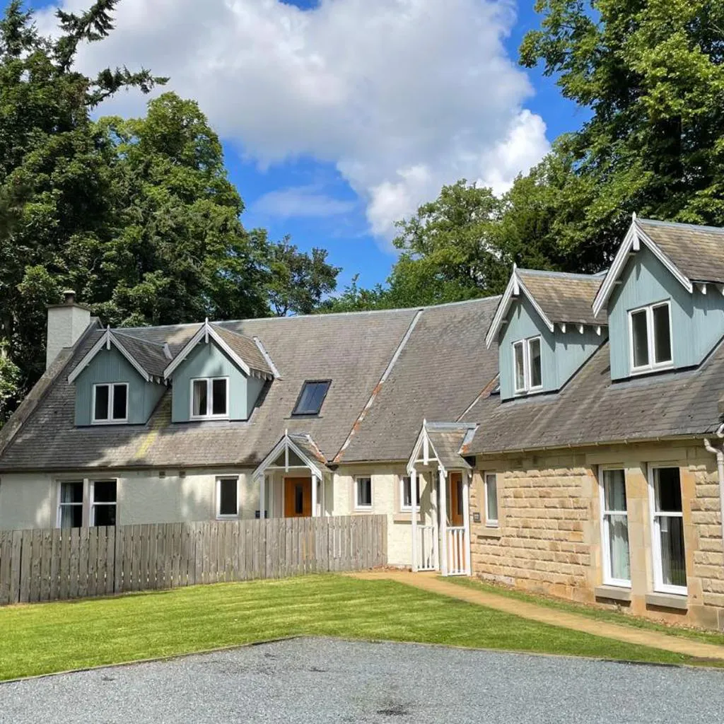 Photograph of Estate Houses at Carberry Tower