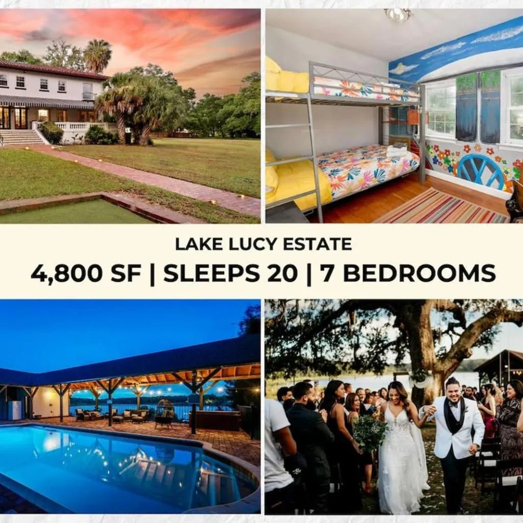 Photograph of 4,800 sf Estate Pool Lake Weddings and Events