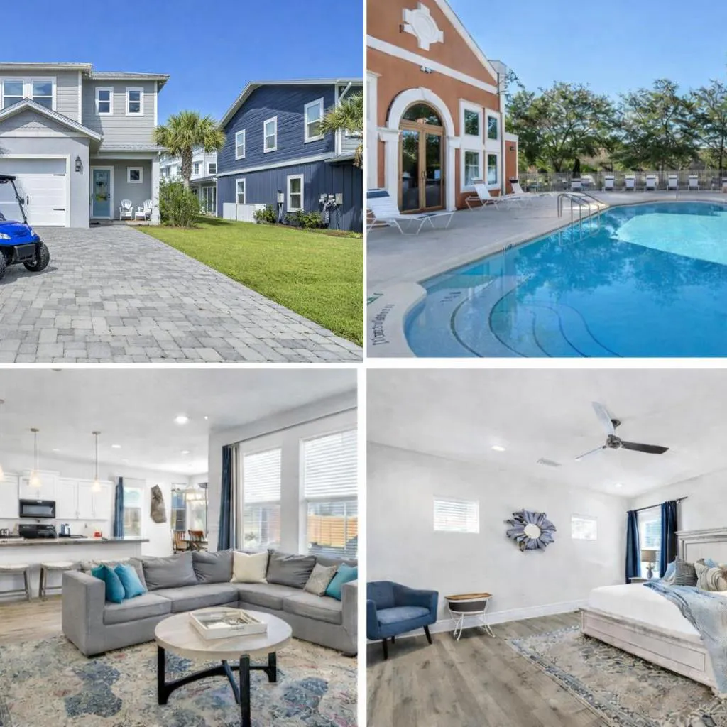 Photograph of Emerald Escape in Destin, Miramar Beach! 4BR, 4BA, 1st Floor Bedroom, Sleeps up to 14, Golf Cart Included, Pool, Pet Friendly, Private Deeded Beach Access & Gated Community!