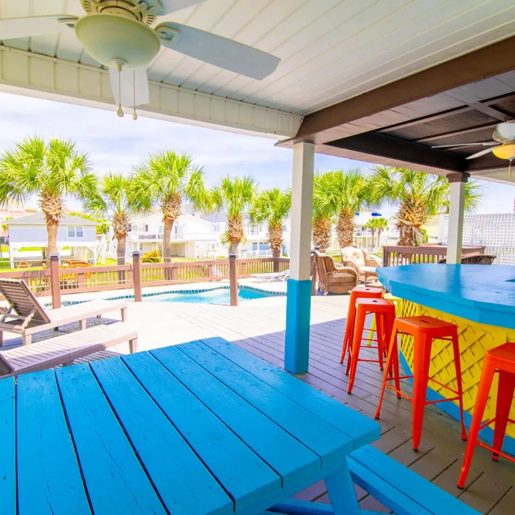 Photograph of Decked Out Waterfront House w Pool and Tiki Hut
