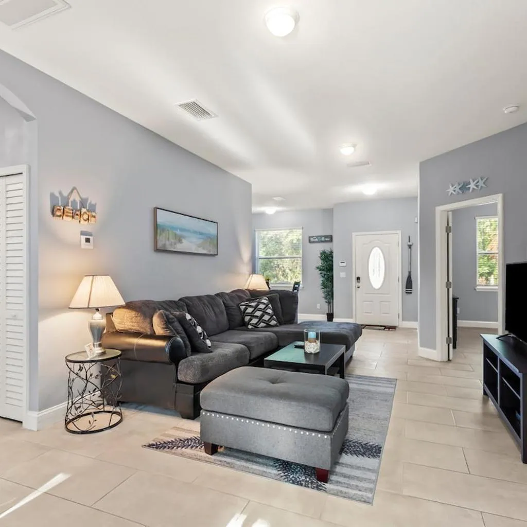 Photograph of The Blue Oasis, a beach-themed Florida getaway