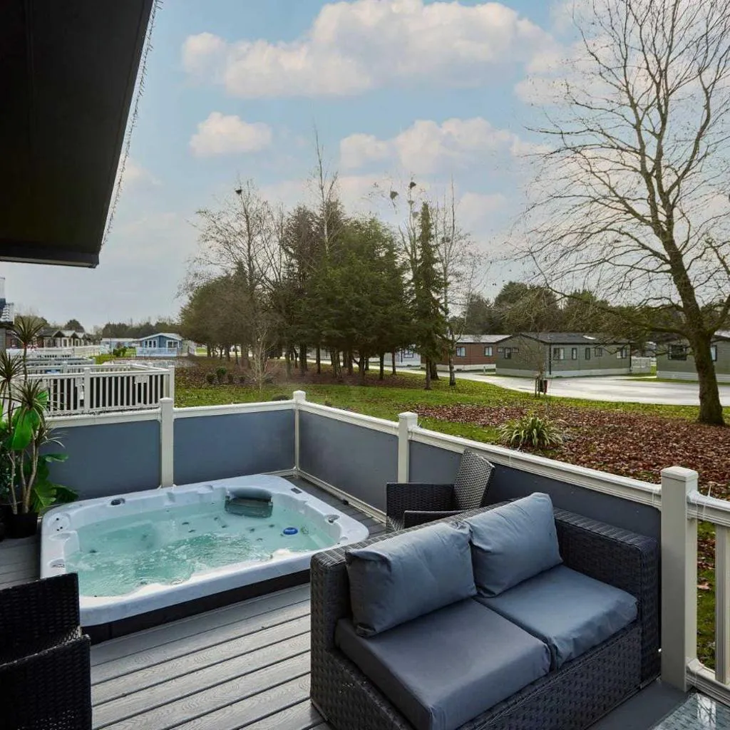 Photograph of The Yorkshire Burrow Lodge with Hot Tub