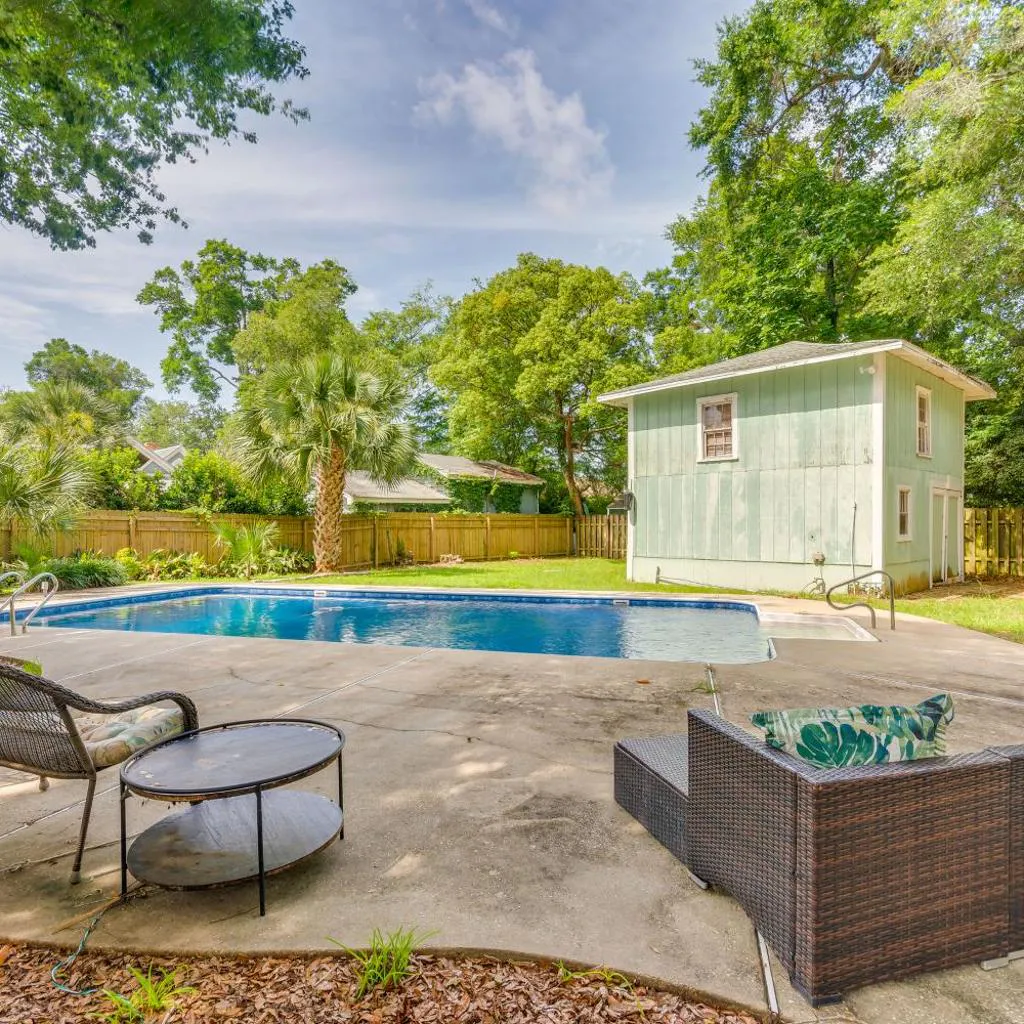 Photograph of < 2 Mi to Dtwn Pensacola: Peaceful Home w/ Patio