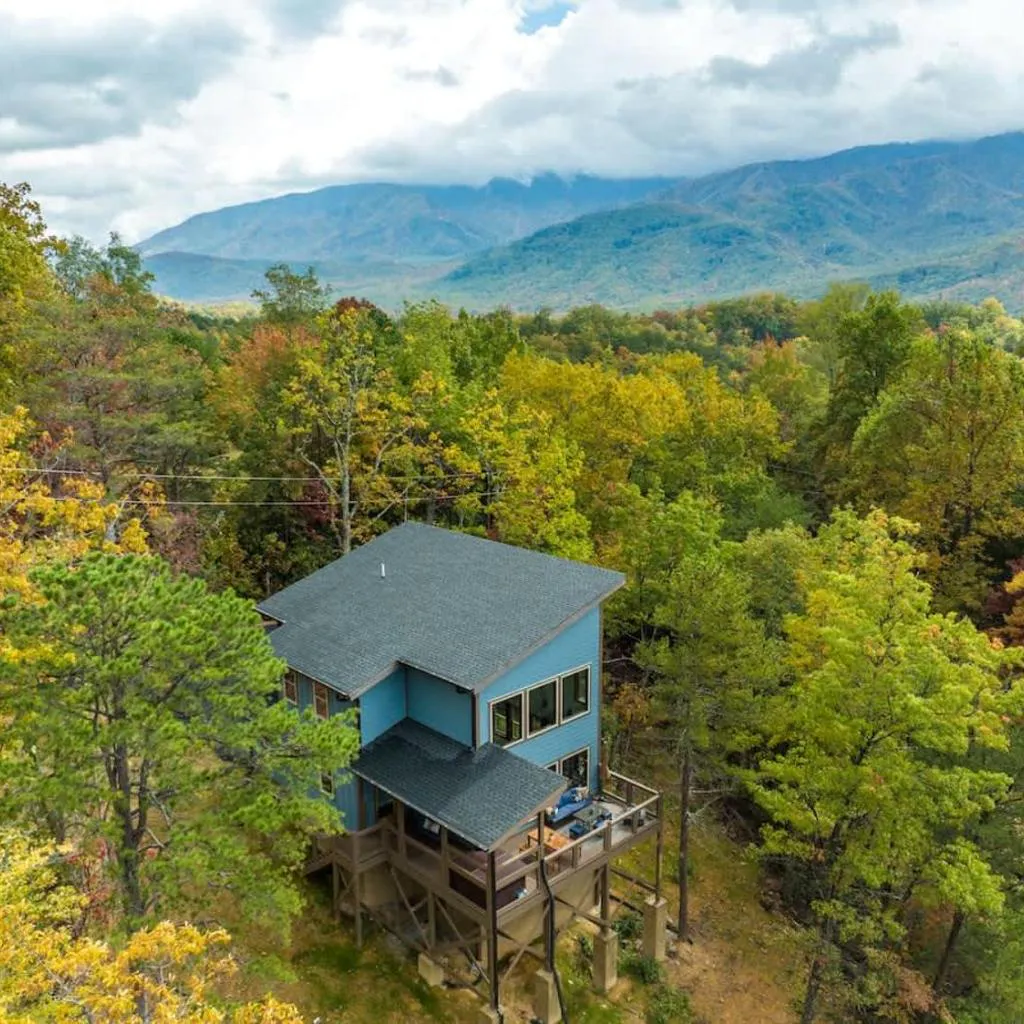 Photograph of Modern Chalet with Mountain Views in Gatlinburg TN