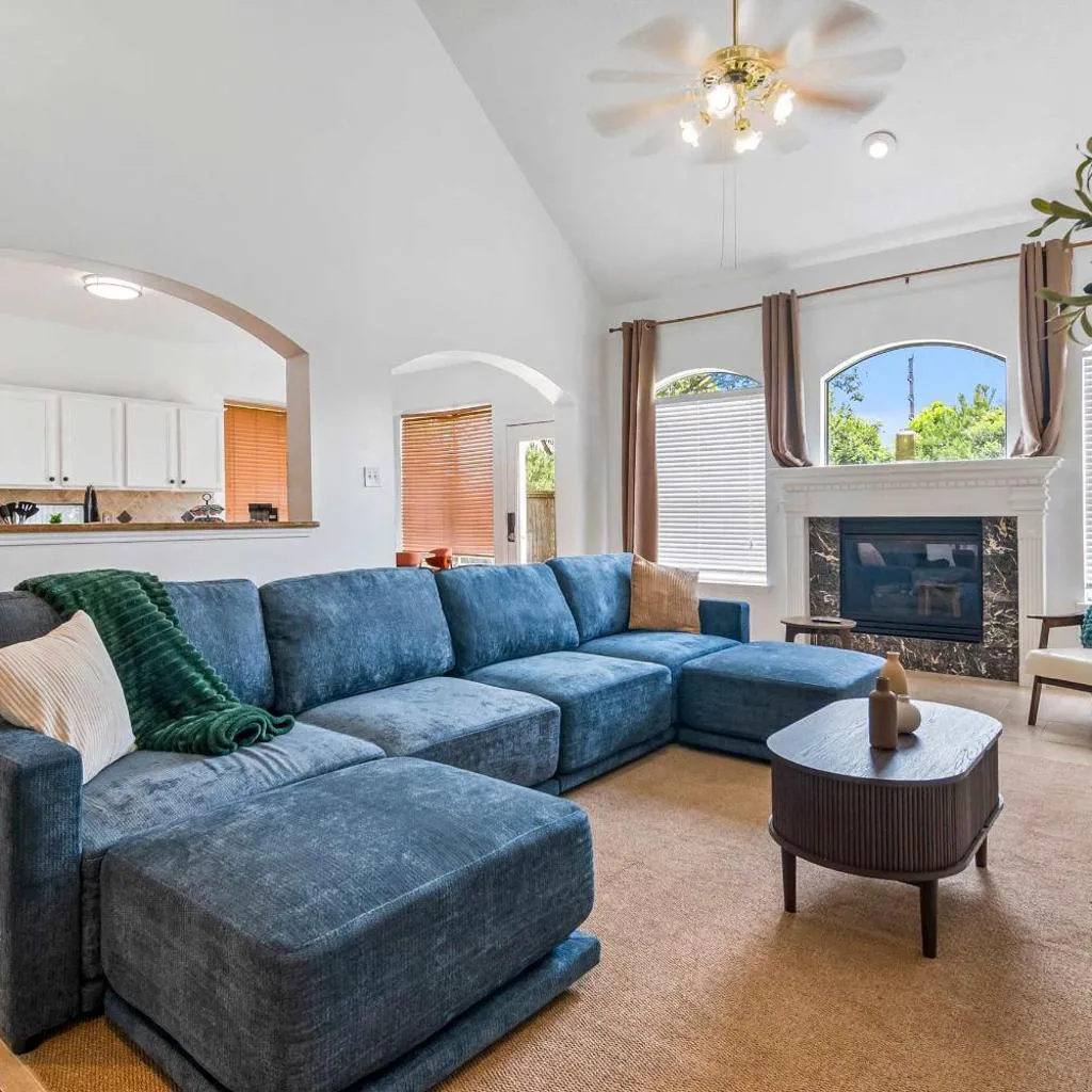 Photograph of Luxe King 5BR Family Home with Game Room and Private Backyard